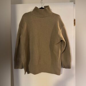 H&M Classic Tan Turtleneck Sweater